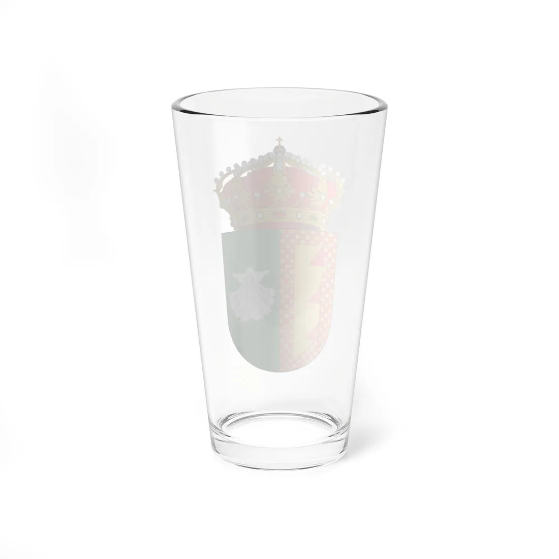 Escudo de Villanueva de San Juan (Spain) (Coat of Arms) Pint Glass 16oz - Go Mug Yourself