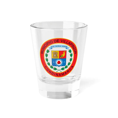 Escudo de Villapinzon (Colombia) (Coat of Arms) Shot Glass 1.5oz 1.5oz - Go Mug Yourself