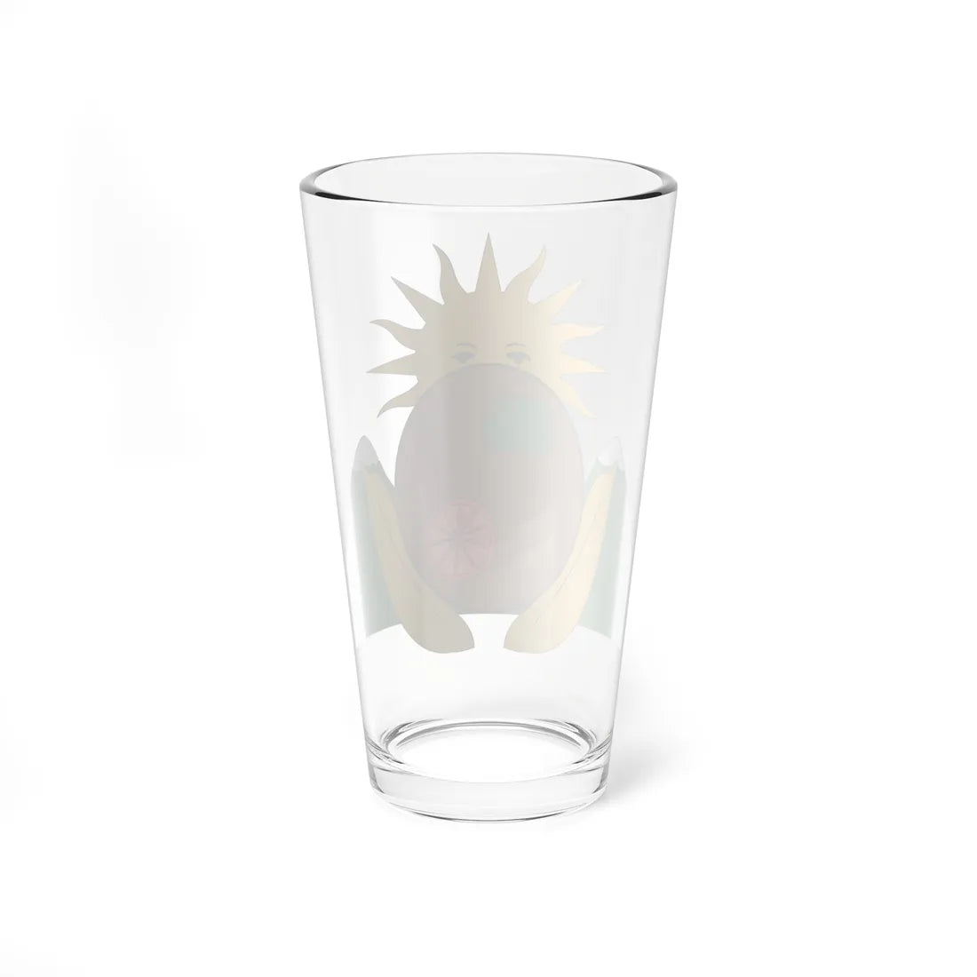 Escudo de Villarrica Tolima (Colombia) (Coat of Arms) Pint Glass 16oz - Go Mug Yourself