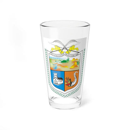 Escudo de Villavieja Huila (Colombia) (Coat of Arms) Pint Glass 16oz 16oz - Go Mug Yourself