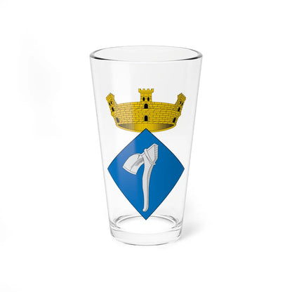 Escudo de Vinaixa (Spain) (Coat of Arms) Pint Glass 16oz 16oz - Go Mug Yourself