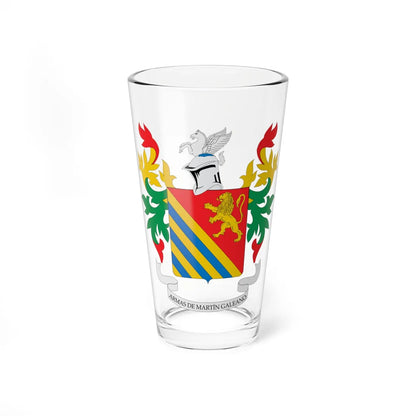 Escudo de Vélez Santander (Colombia) (Coat of Arms) Pint Glass 16oz 16oz - Go Mug Yourself
