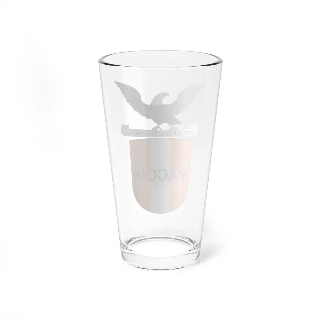 Escudo de Yacopi (Colombia) (Coat of Arms) Pint Glass 16oz - Go Mug Yourself