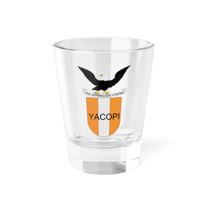 Escudo de Yacopi (Colombia) (Coat of Arms) Shot Glass 1.5oz 1.5oz - Go Mug Yourself