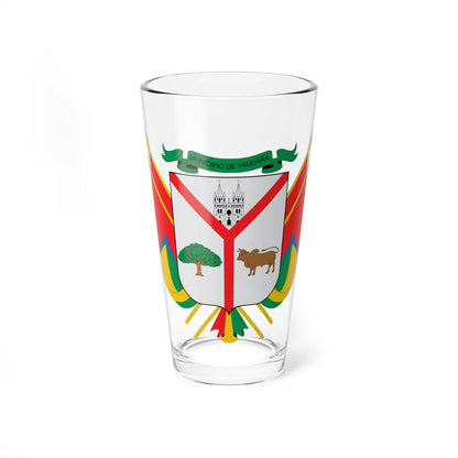 Escudo de Yaguará (Colombia) (Coat of Arms) Pint Glass 16oz 16oz - Go Mug Yourself