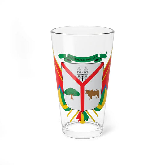 Escudo de Yaguará (Colombia) (Coat of Arms) Pint Glass 16oz 16oz - Go Mug Yourself