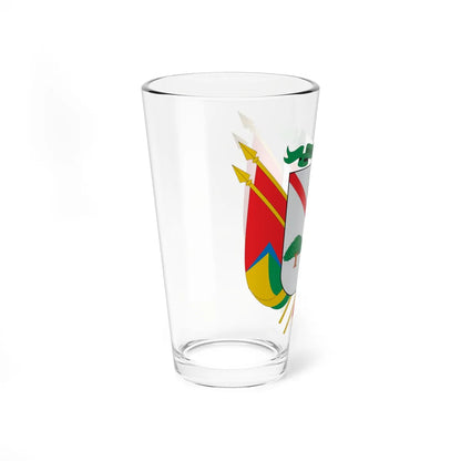 Escudo de Yaguará (Colombia) (Coat of Arms) Pint Glass 16oz - Go Mug Yourself