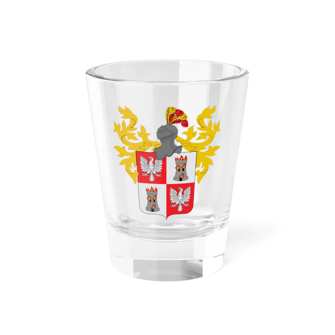 Escudo de Yerbas Buenas (Chile) (Coat of Arms) Shot Glass 1.5oz 1.5oz - Go Mug Yourself