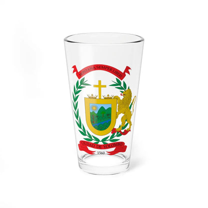 Escudo de Yolombó (Colombia) (Coat of Arms) Pint Glass 16oz 16oz - Go Mug Yourself