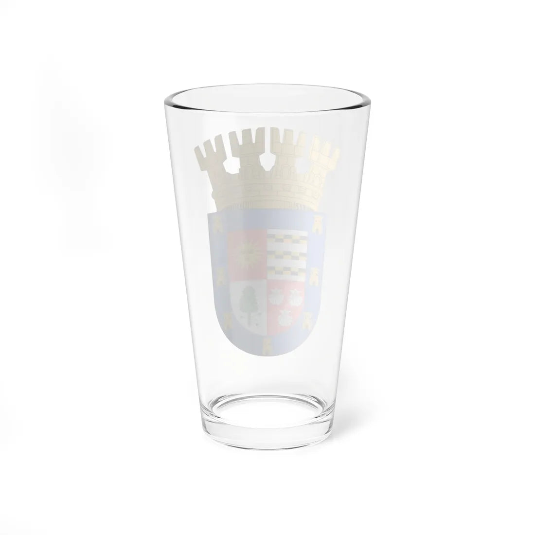 Escudo de Yumbel (Chile) (Coat of Arms) Pint Glass 16oz - Go Mug Yourself