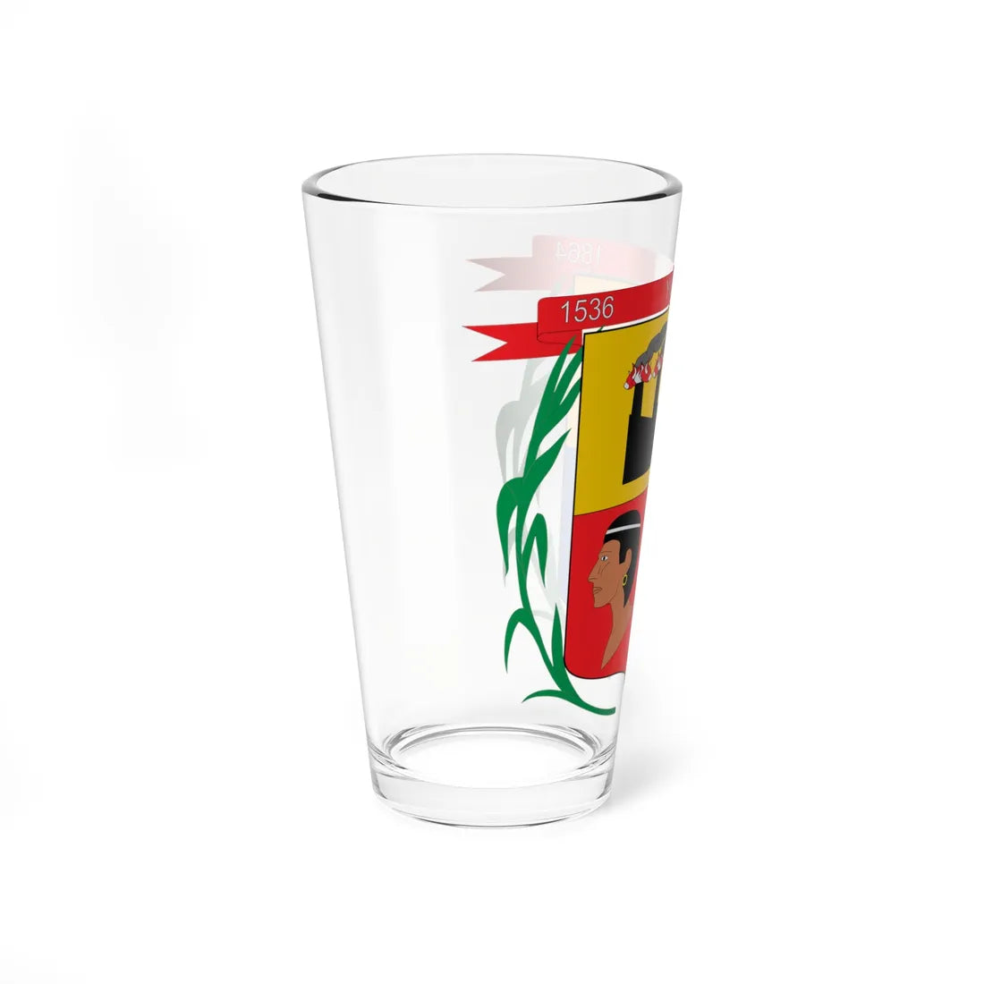 Escudo de Yumbo Valle del Cauca (Colombia) (Coat of Arms) Pint Glass 16oz - Go Mug Yourself