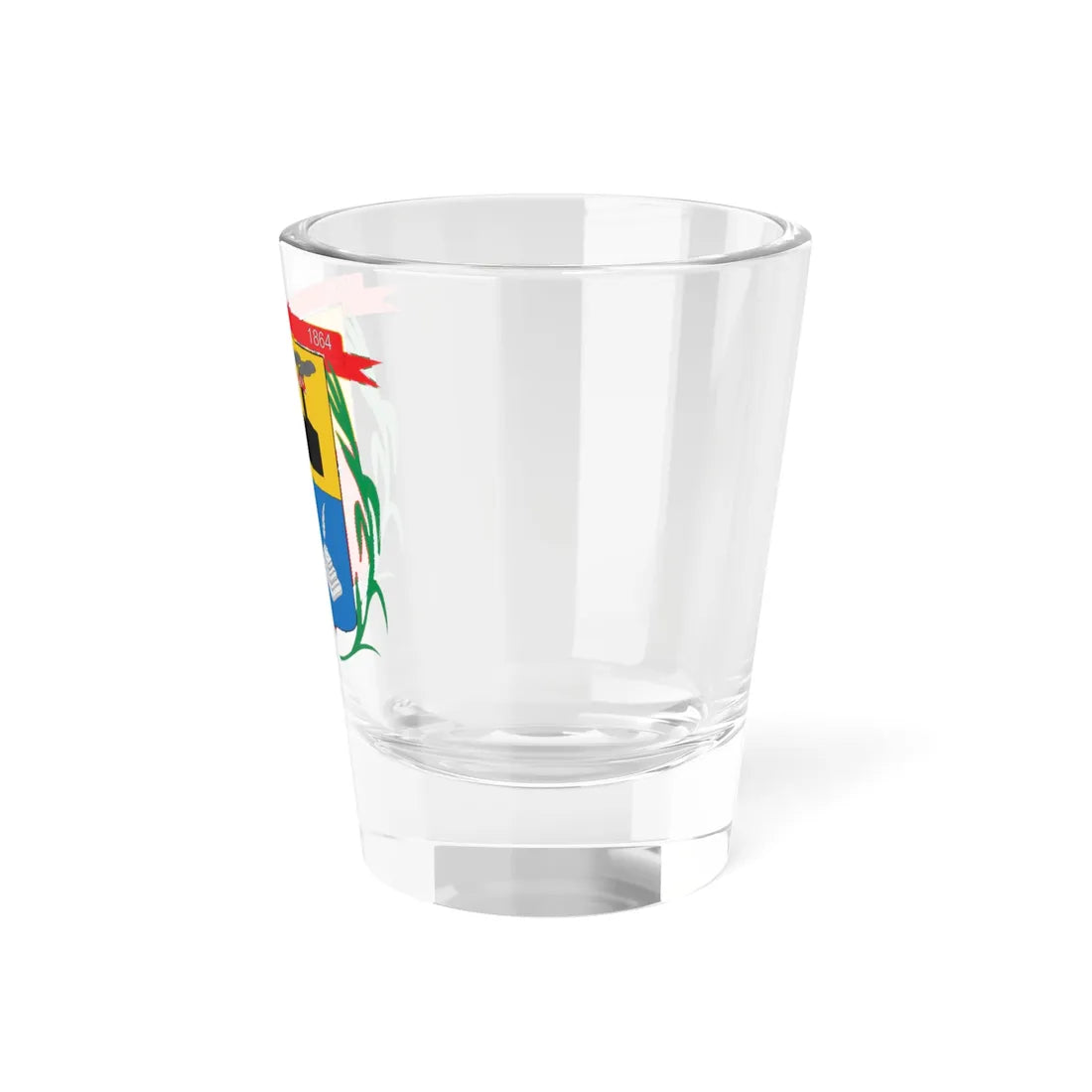 Escudo de Yumbo Valle del Cauca (Colombia) (Coat of Arms) Shot Glass 1.5oz - Go Mug Yourself