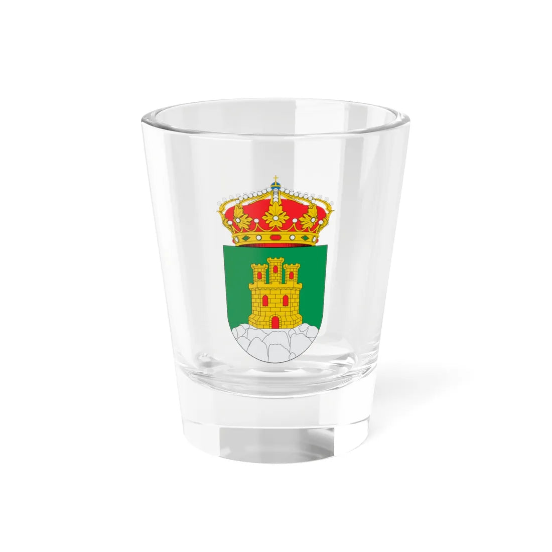 Escudo de Zagra (Spain) (Coat of Arms) Shot Glass 1.5oz 1.5oz - Go Mug Yourself