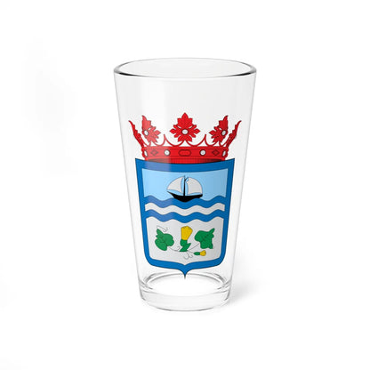 Escudo de Zapallar (Chile) (Coat of Arms) Pint Glass 16oz 16oz - Go Mug Yourself