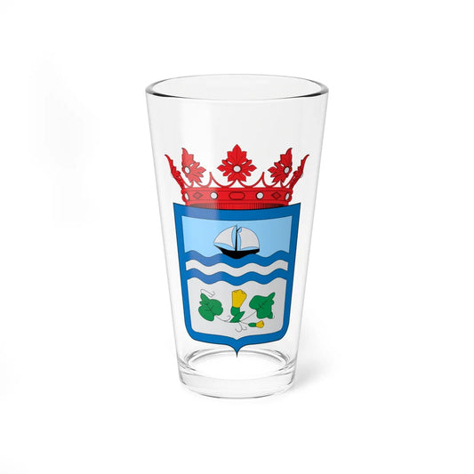 Escudo de Zapallar (Chile) (Coat of Arms) Pint Glass 16oz 16oz - Go Mug Yourself
