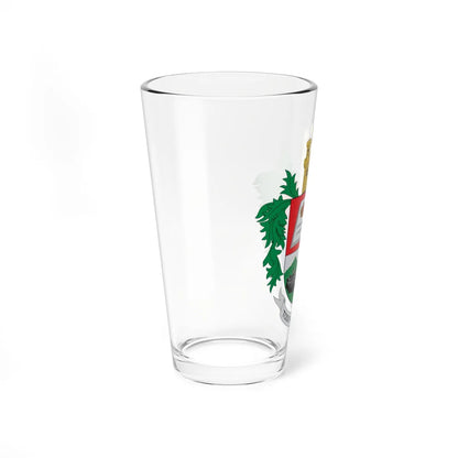 Escudo de Zipaquira (Colombia) (Coat of Arms) Pint Glass 16oz - Go Mug Yourself