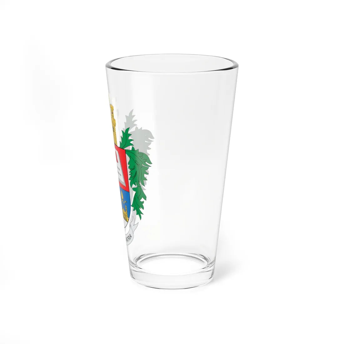 Escudo de Zipaquira (Colombia) (Coat of Arms) Pint Glass 16oz - Go Mug Yourself