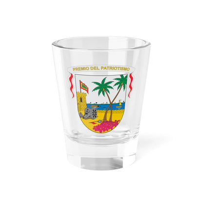 Escudo del Atlántico (Colombia) (Coat of Arms) Shot Glass 1.5oz 1.5oz - Go Mug Yourself