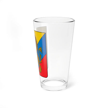 Escudo del Batallón Colombia (Colombia) (Coat of Arms) Pint Glass 16oz - Go Mug Yourself