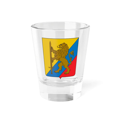 Escudo del Batallón Colombia (Colombia) (Coat of Arms) Shot Glass 1.5oz 1.5oz - Go Mug Yourself