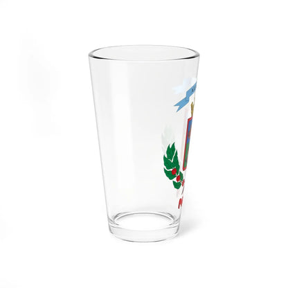 Escudo del cantón de Alajuelita (Costa Rica) (Coat of Arms) Pint Glass 16oz - Go Mug Yourself