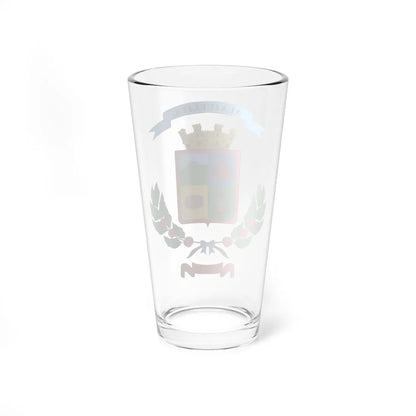 Escudo del cantón de Alajuelita (Costa Rica) (Coat of Arms) Pint Glass 16oz - Go Mug Yourself