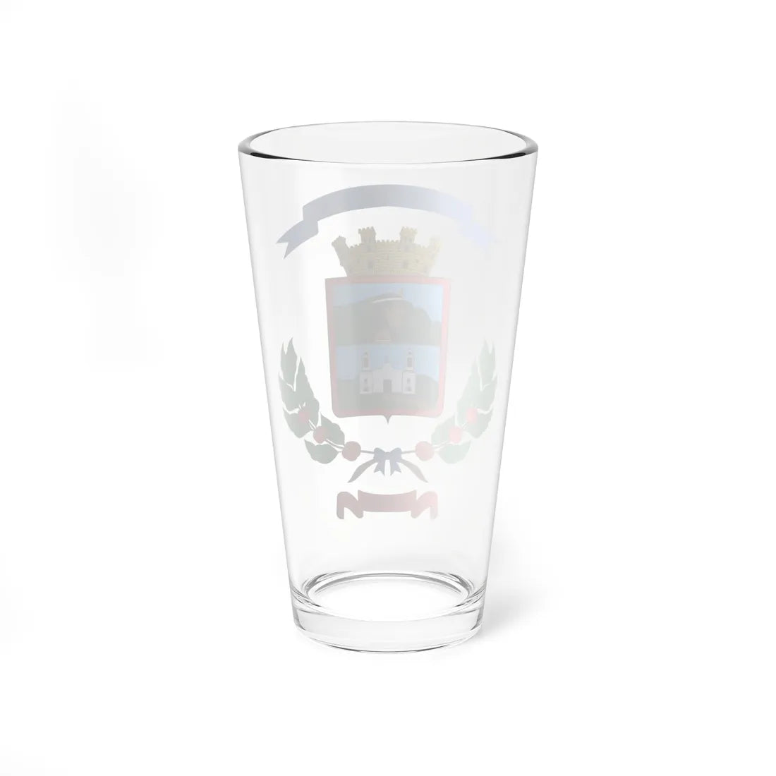 Escudo del cantón de Aserrí (Costa Rica) (Coat of Arms) Pint Glass 16oz - Go Mug Yourself