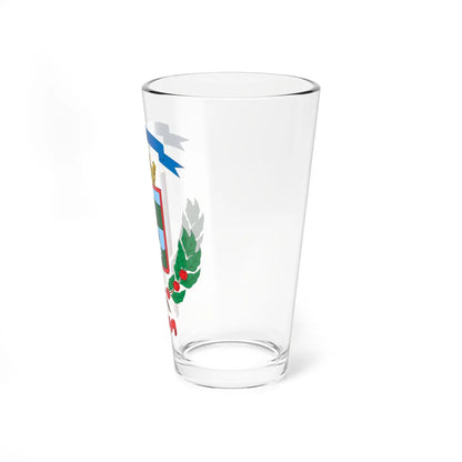 Escudo del cantón de Aserrí (Costa Rica) (Coat of Arms) Pint Glass 16oz - Go Mug Yourself