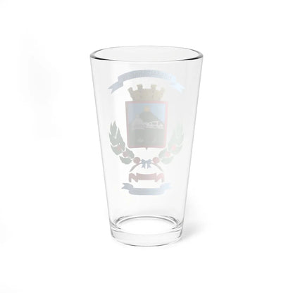 Escudo del cantón de Desamparados (Costa Rica) (Coat of Arms) Pint Glass 16oz - Go Mug Yourself