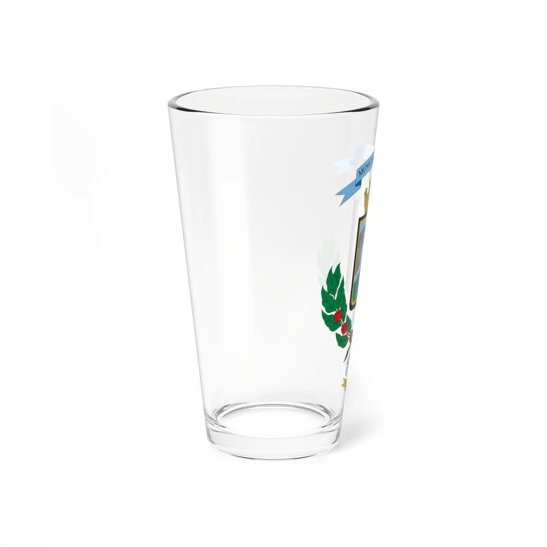 Escudo del Cantón de Dota (Costa Rica) (Coat of Arms) Pint Glass 16oz - Go Mug Yourself