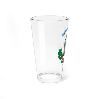 Escudo del Cantón de Dota (Costa Rica) (Coat of Arms) Pint Glass 16oz - Go Mug Yourself