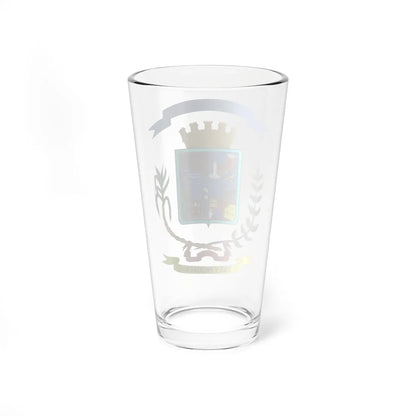 Escudo del Cantón de Grecia (Costa Rica) (Coat of Arms) Pint Glass 16oz - Go Mug Yourself