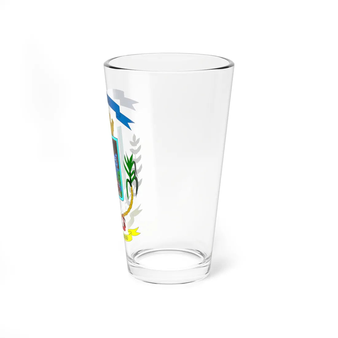 Escudo del Cantón de Grecia (Costa Rica) (Coat of Arms) Pint Glass 16oz - Go Mug Yourself