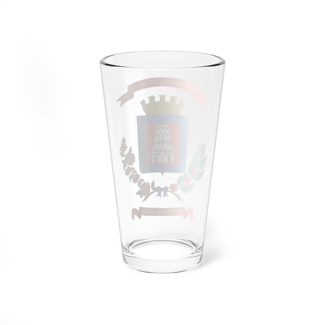 Escudo del cantón de Heredia (Costa Rica) (Coat of Arms) Pint Glass 16oz - Go Mug Yourself