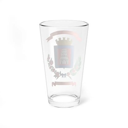Escudo del cantón de Heredia (Costa Rica) (Coat of Arms) Pint Glass 16oz - Go Mug Yourself