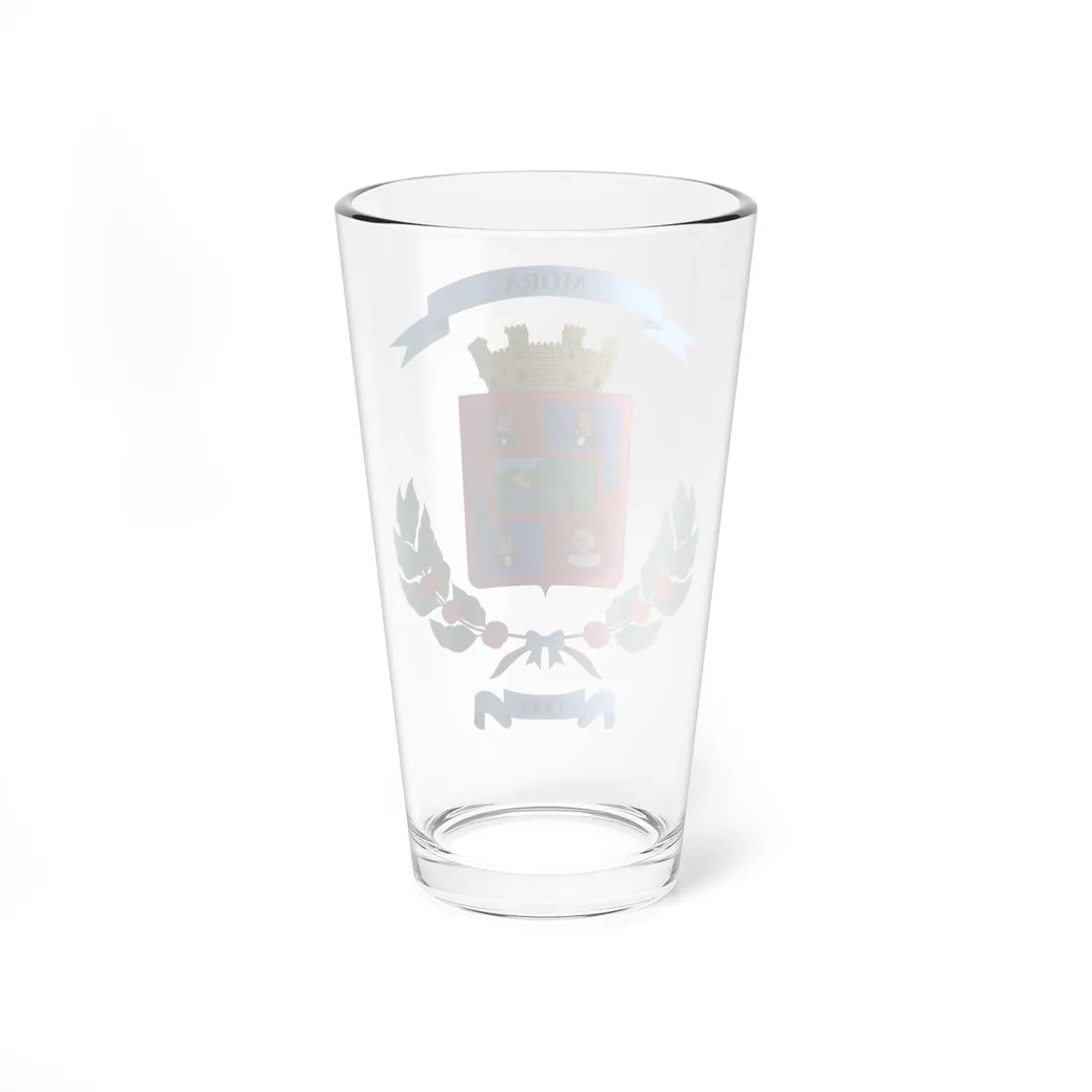 Escudo del cantón de Mora (Costa Rica) (Coat of Arms) Pint Glass 16oz - Go Mug Yourself