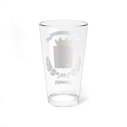 Escudo del cantón de Mora (Costa Rica) (Coat of Arms) Pint Glass 16oz - Go Mug Yourself