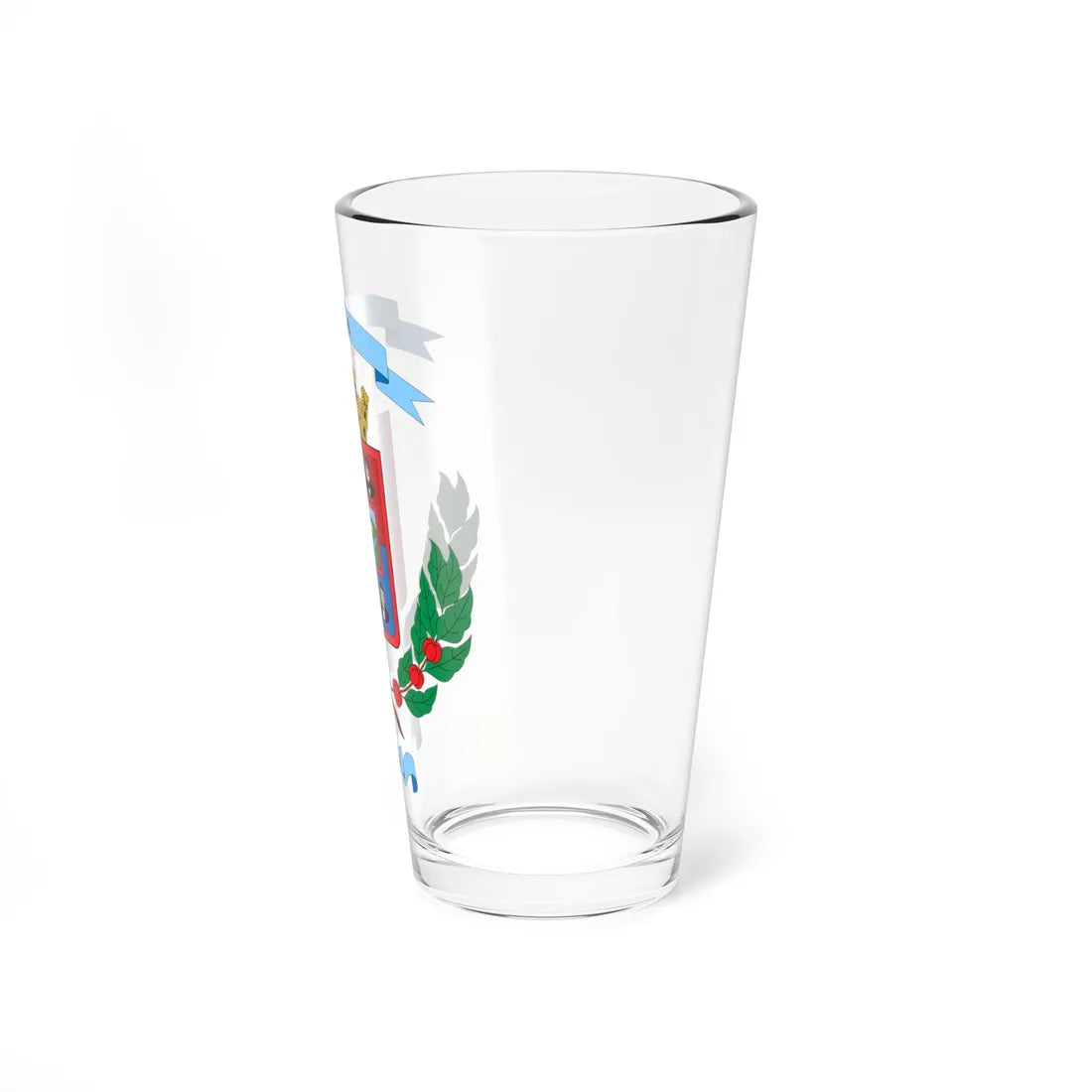 Escudo del cantón de Mora (Costa Rica) (Coat of Arms) Pint Glass 16oz - Go Mug Yourself