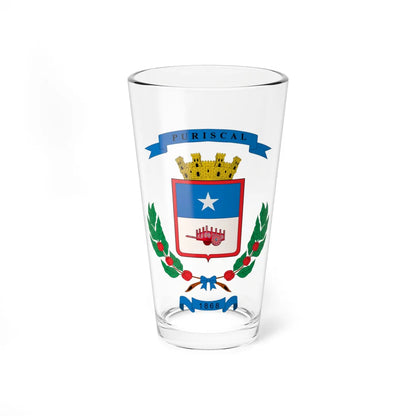 Escudo del cantón de Puriscal (Costa Rica) (Coat of Arms) Pint Glass 16oz 16oz - Go Mug Yourself