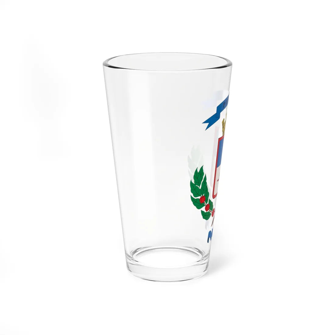 Escudo del cantón de Puriscal (Costa Rica) (Coat of Arms) Pint Glass 16oz - Go Mug Yourself