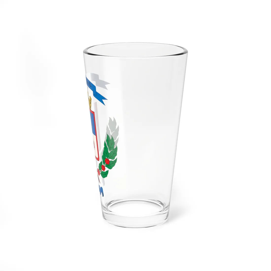Escudo del cantón de Puriscal (Costa Rica) (Coat of Arms) Pint Glass 16oz - Go Mug Yourself