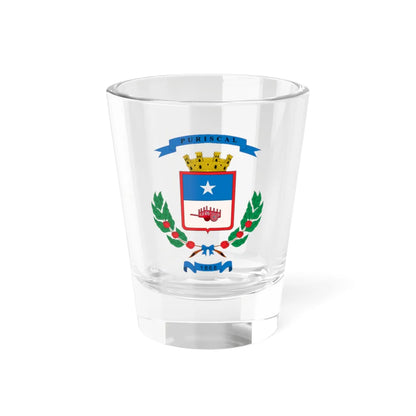 Escudo del cantón de Puriscal (Costa Rica) (Coat of Arms) Shot Glass 1.5oz 1.5oz - Go Mug Yourself
