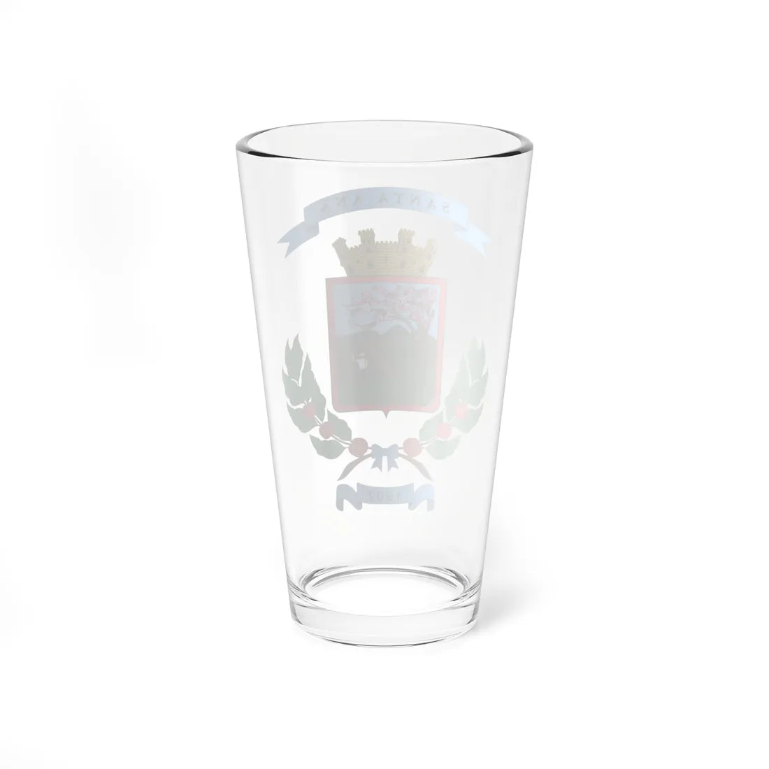 Escudo del cantón de Santa Ana (Costa Rica) (Coat of Arms) Pint Glass 16oz - Go Mug Yourself