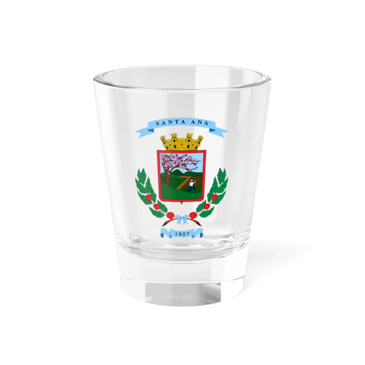 Escudo del cantón de Santa Ana (Costa Rica) (Coat of Arms) Shot Glass 1.5oz 1.5oz - Go Mug Yourself