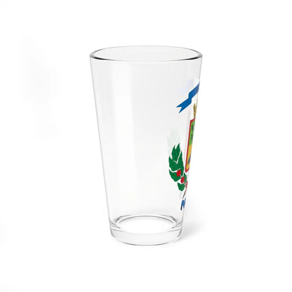Escudo del cantón de Tibás (Costa Rica) (Coat of Arms) Pint Glass 16oz - Go Mug Yourself