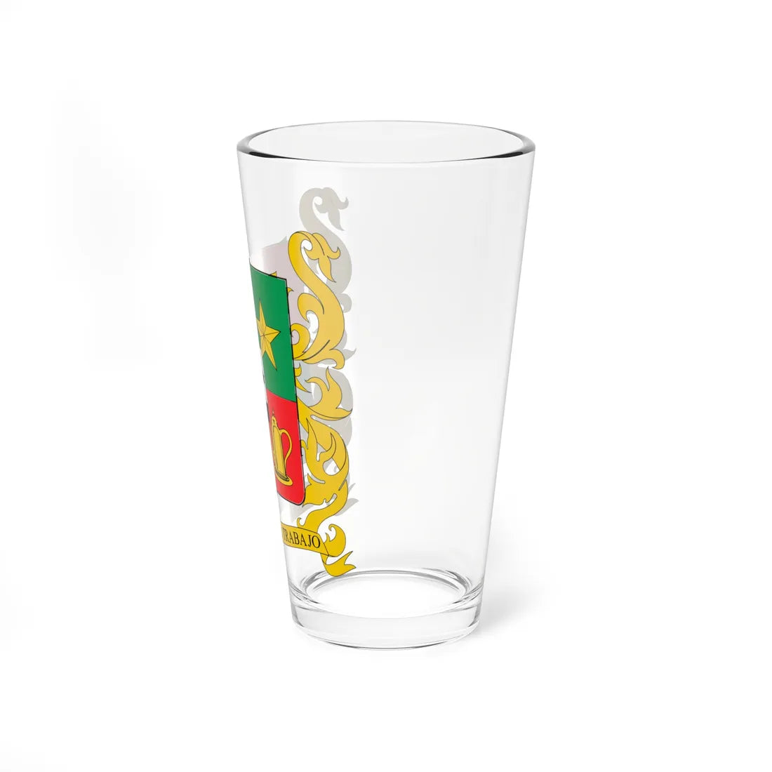 Escudo del Carmen de Viboral (Colombia) (Coat of Arms) Pint Glass 16oz - Go Mug Yourself