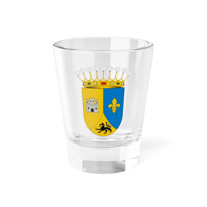 Escudo del Condado de Guadalupe del Peñasco (Costa Rica) (Coat of Arms) Shot Glass 1.5oz 1.5oz - Go Mug Yourself