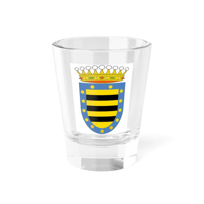 Escudo del Condado Santiago de la laguna (Mexico) (Coat of Arms) Shot Glass 1.5oz 1.5oz - Go Mug Yourself