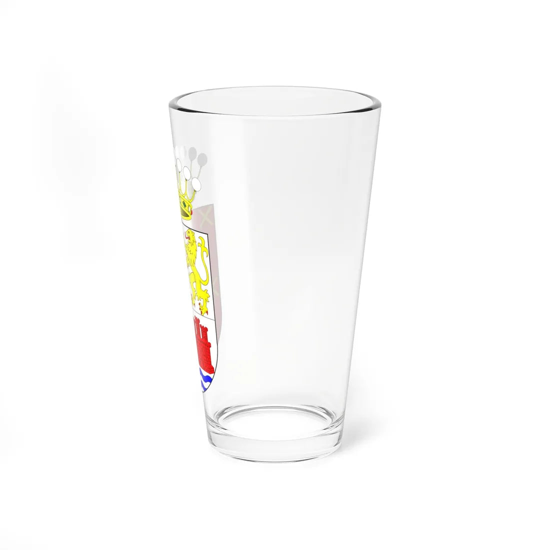 Escudo del Conde de Quinta Alegre Molina Alcalde (Chile) (Coat of Arms) Pint Glass 16oz - Go Mug Yourself