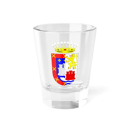 Escudo del Conde de Quinta Alegre Molina Alcalde (Chile) (Coat of Arms) Shot Glass 1.5oz 1.5oz - Go Mug Yourself